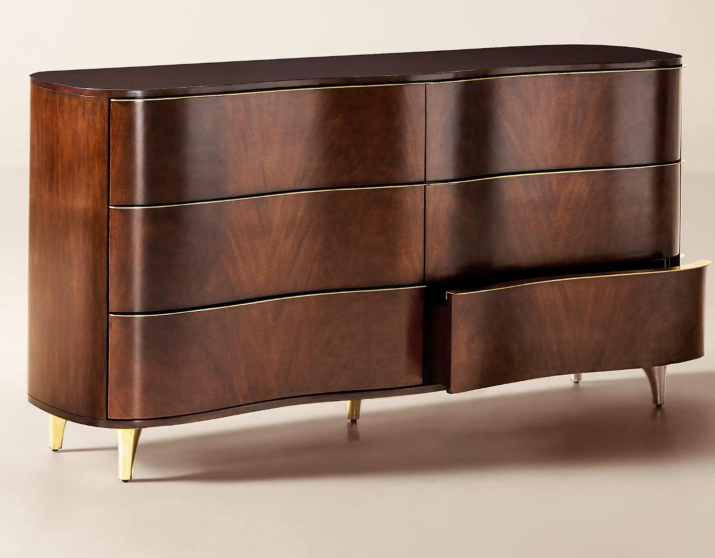 Walnut Wood Cabinet thumbnail 3